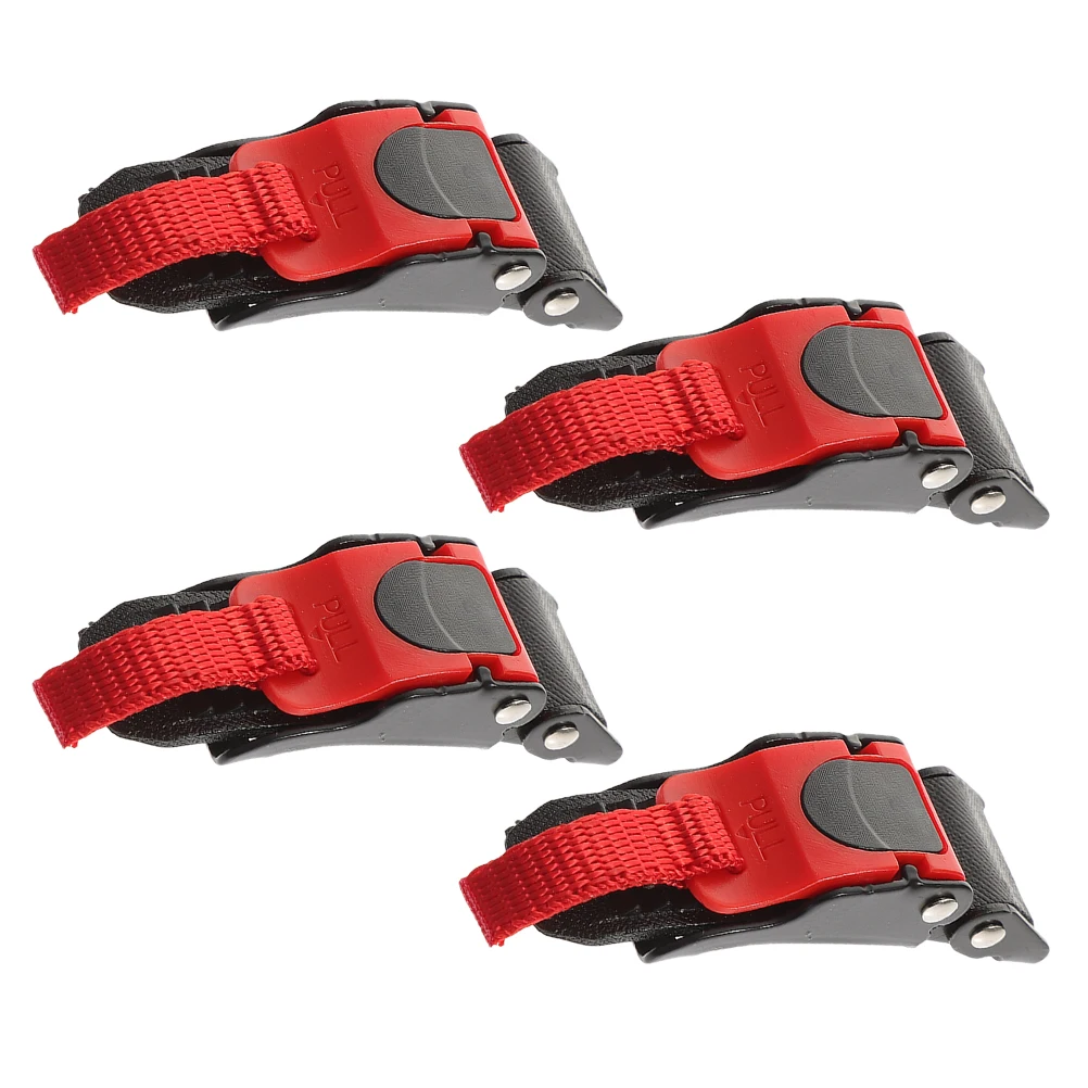 

4pcs Chin Strap Buckle Hard Hat Accessories Durable Material Secure Fastening Quick Release Motorcycle Equipment Safety