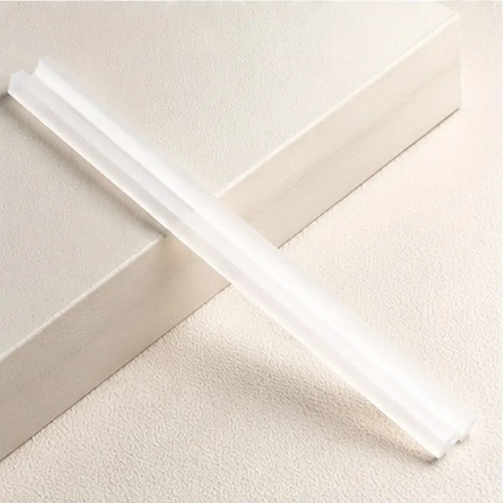Zipper Glue Spacer Clear Acrylic Anti-Overflow Ruler Tailoring Accessory Zipper Gluing Guide DIY Sewing Craft Tool
