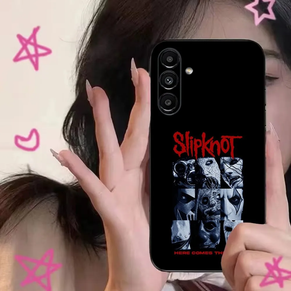 S-SlipknotS Rock Ban Phone Case For Samsung S24,S21,S22,S23,S30,Ultra,S20,Plus,Fe,Lite,Note,10,9,5G Black Soft Cover