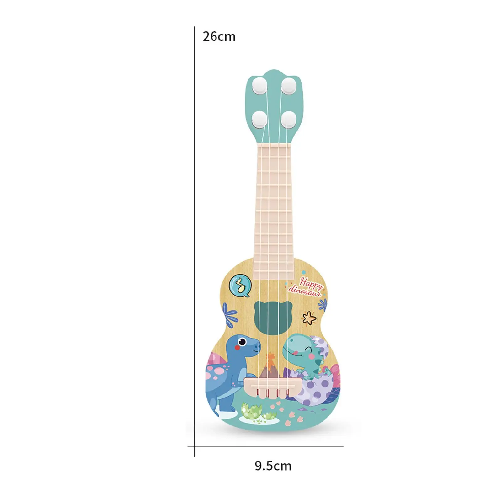 Professionale Ukulele Chitarra Giocattolo Abilità Migliorare Portatile Precoce Educativo 4 Corde Piccola Chitarra per Ragazzi Ragazze Regali di Compleanno