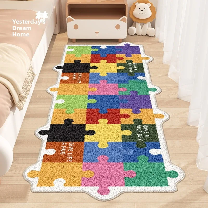 

Коврик-пазл для спальни, противоскользящий, для ног, осенне-зимний, для хранения шапок и пальто под окном