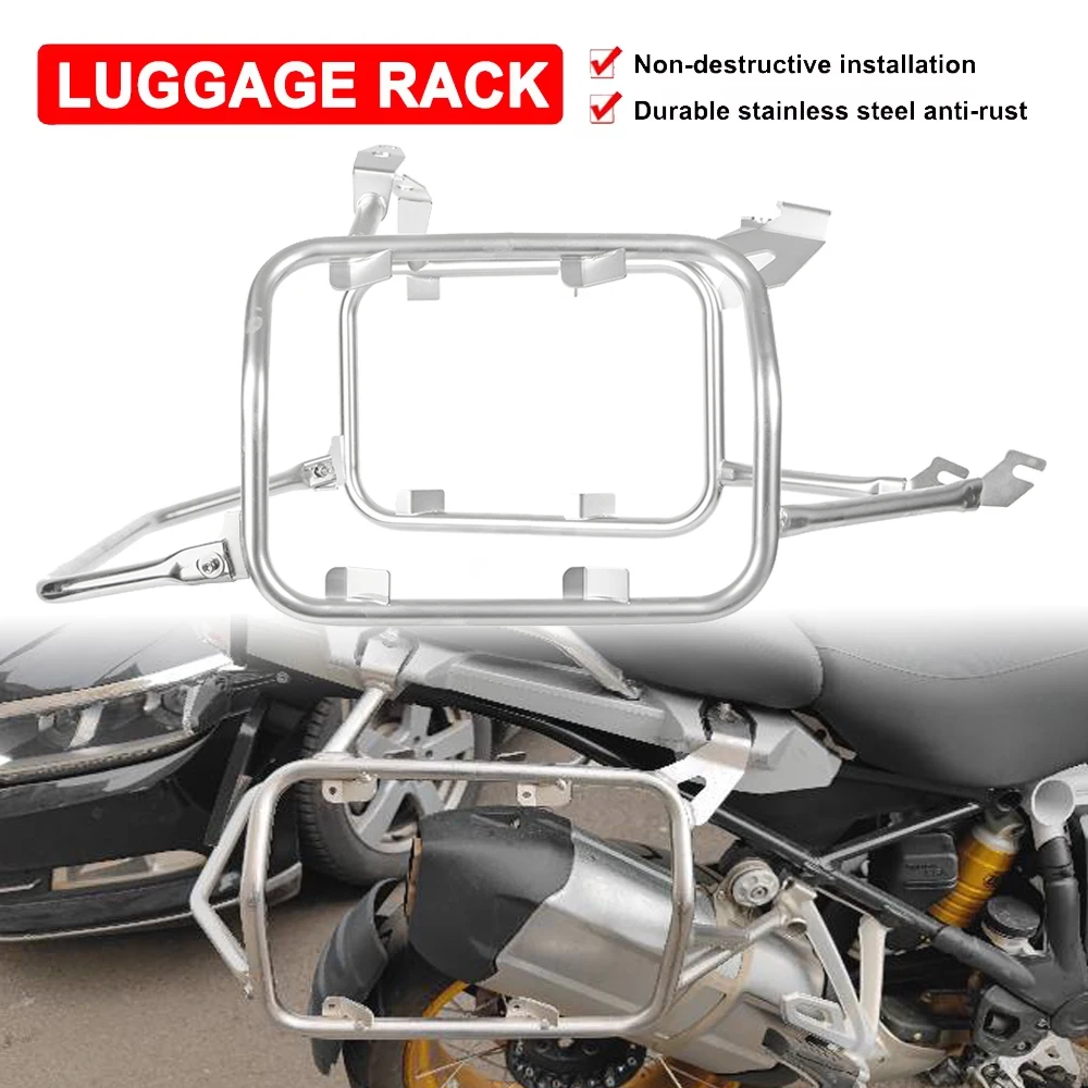 Motorcycle Panniers Rack For BMW R1200GS R1250GS Adventure 2013-2023 2024 R1200 GS R1250 Saddlebag Side Suitcase Luggage Bracket