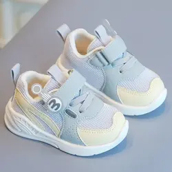 Children's Fashion Sneakers 2024 New Kids White Non-slip Casual Shoes Boys Girls Breathable Sneakers Toddler Outdoor Sport Shoes