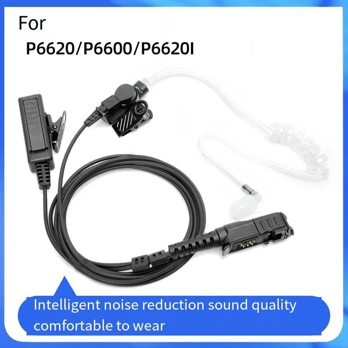 A64I PPT Headset Speaker for P6620 P6600 P6620i Intercom Headset in-Ear Air Duct Headset