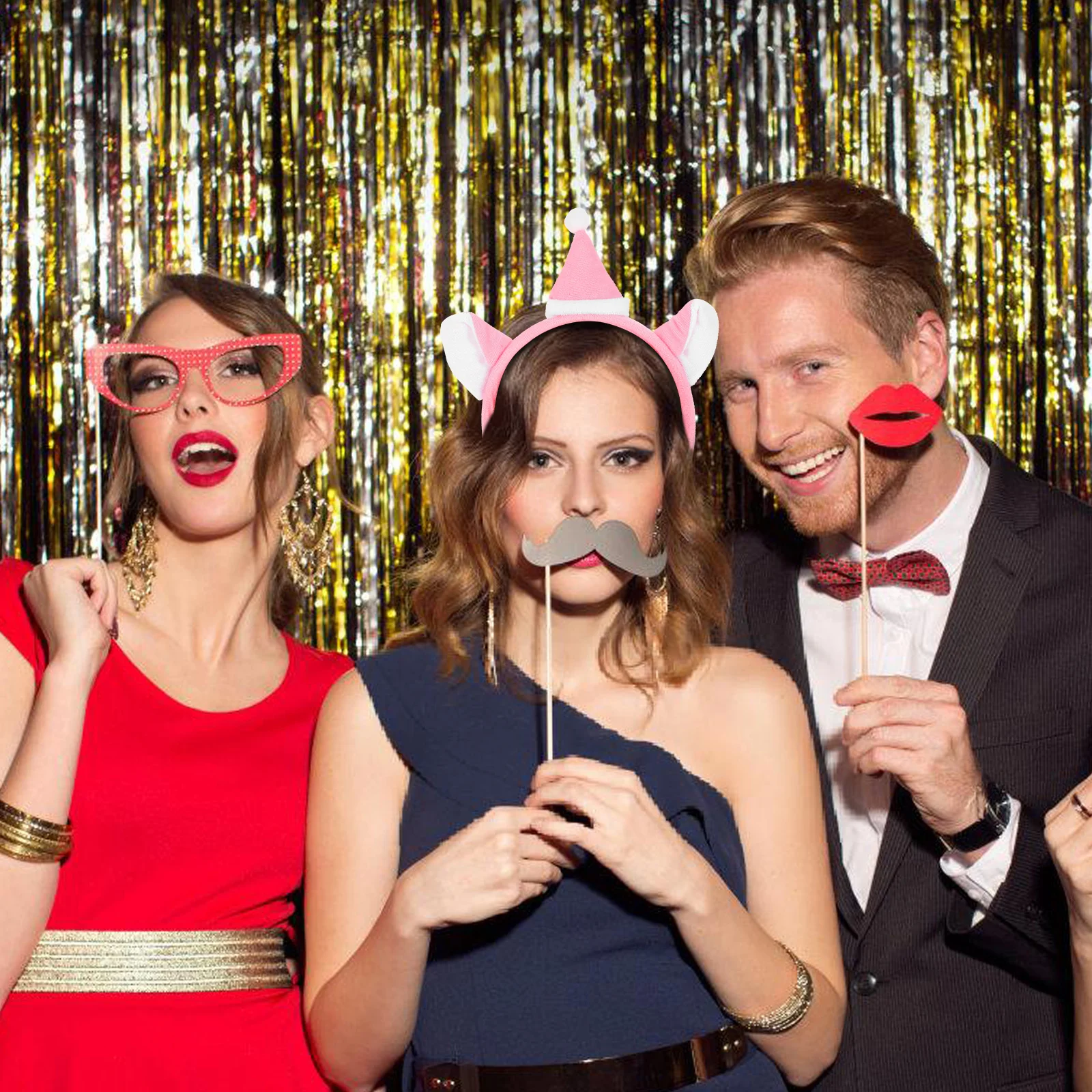 

Cat Ears Headband Christmas Holiday Cute Hat for Kids Adults Women Animal Headpiece Cosplay Party Accessories Elf Headband