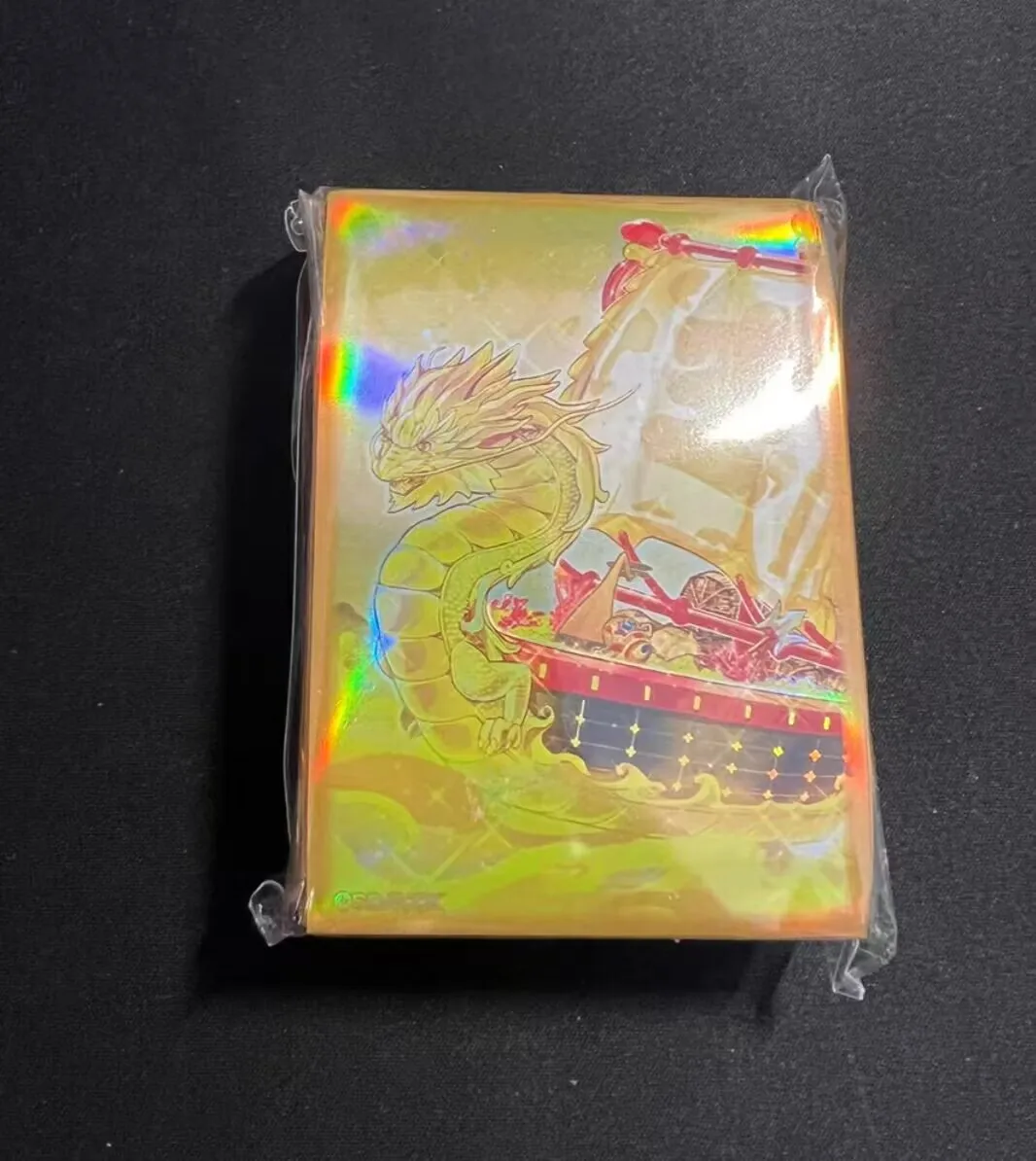 100pcs-yugioh-konami-rush-duel-ship-of-seven-treasures-official-collection-sealed-card-protector-duelist-sleeves