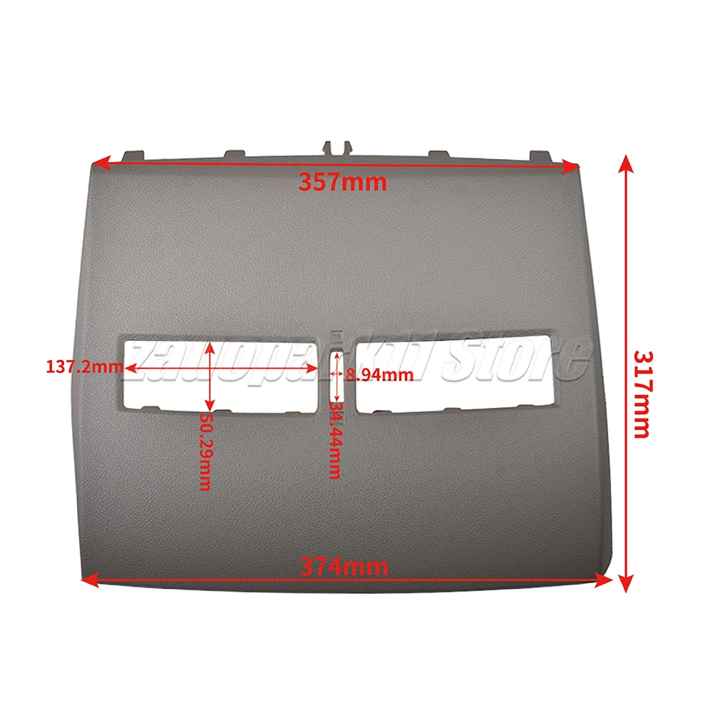 Vents Conditioner Middle Cover Outlet Dashboard Cover Front Shell Car Finisher-Instrument Panel Cover For Nissan Tiida 2005-201