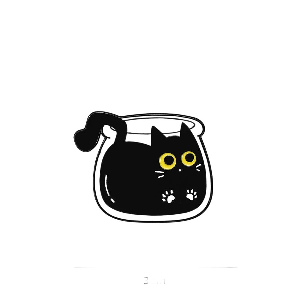 Kawaii Katzen- & Tier-Emaille-Pin-Set, Lustige Cartoon-Anstecknadeln, Niedliche Haustier-Abzeichen für Kleidung, Modische Accessoires Geschenke – Detail 2