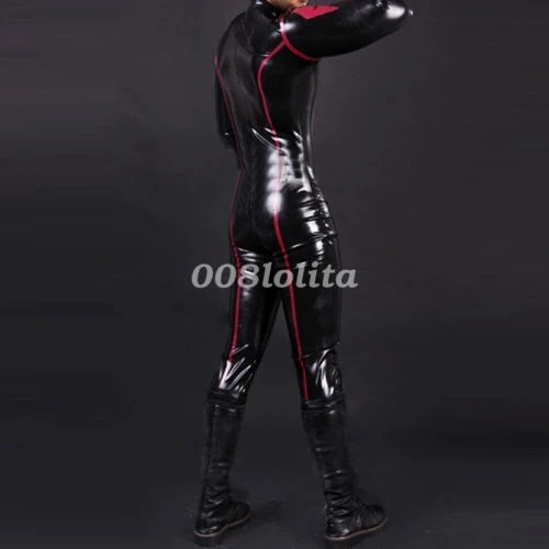 

100% Latex Rubber Men Handsome Bodysuit Racing Suit Catsuit Masquerade Fetish