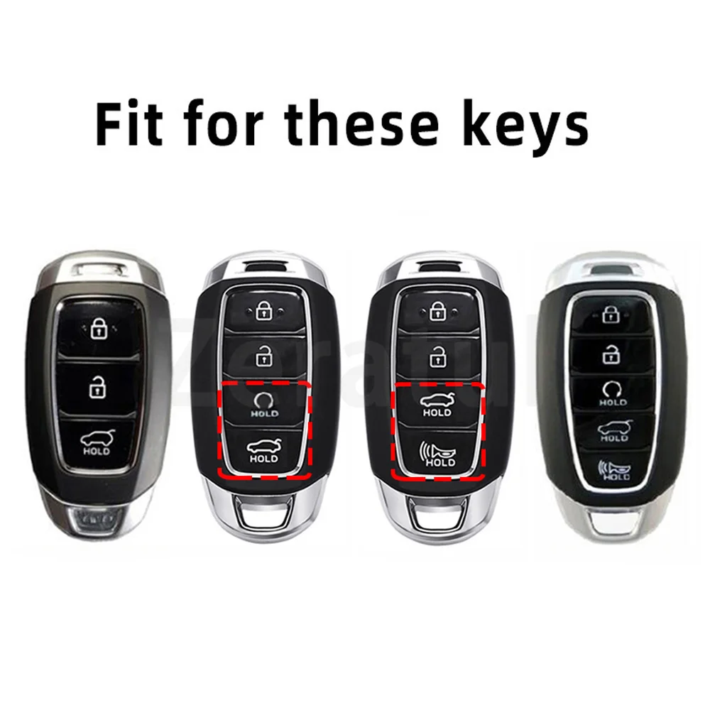 TPU Keyless Car Case Key Fob Cover for Hyundai Azera Grandeur Ig Accent Santa Fe Palisade Custo I30 Ix35 KONA Encino Solaris