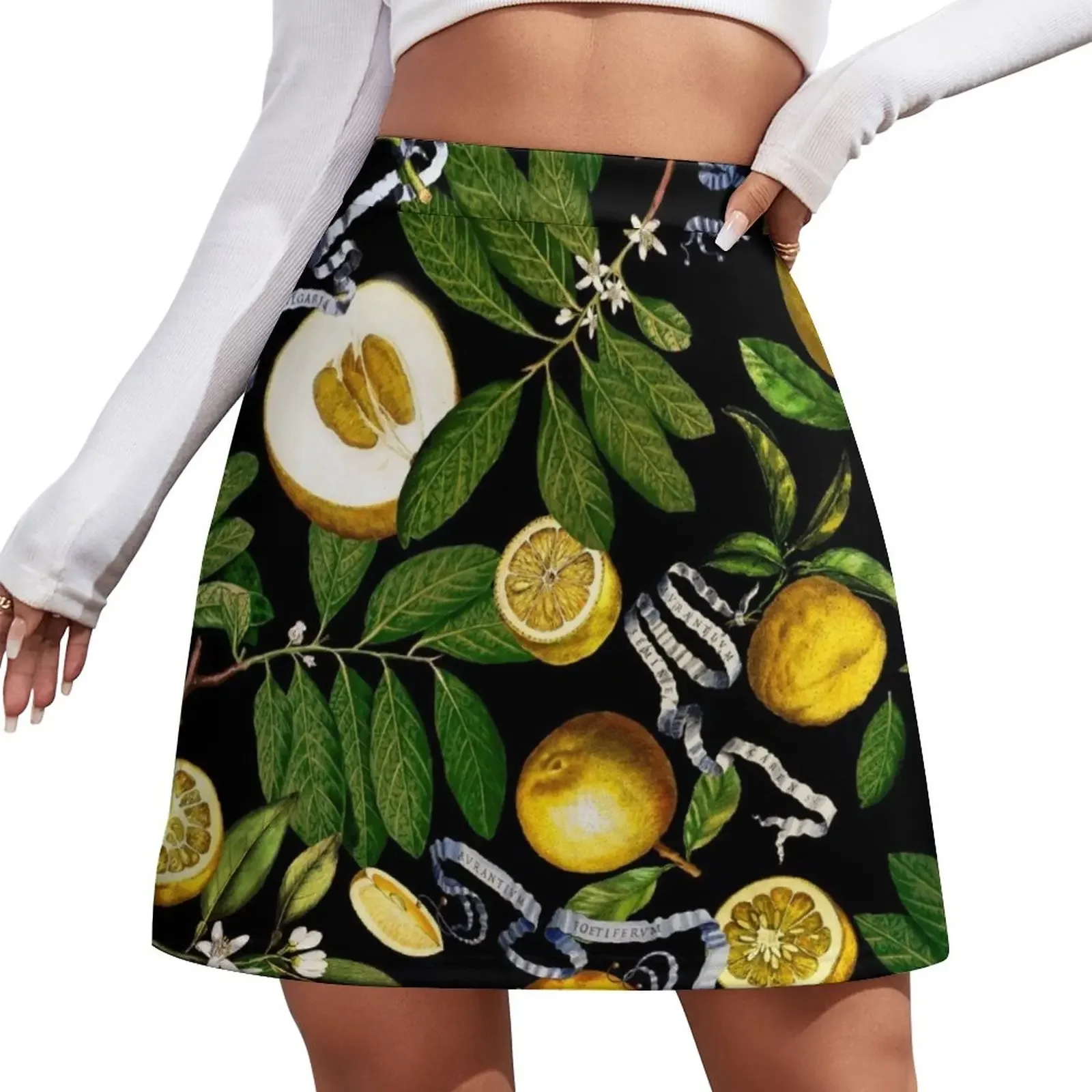 Lemon Tree - Black Mini Skirt cosplay cute skirt skirt set japanese style