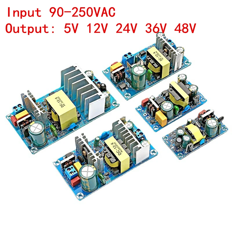 Module d'alimentation à découpage AC100-240V AC-DC 5V 12V 24V 36V 48V 1A 2A 4A 3A 6A 7A 8A 9A 12.5A, carte nue industrielle