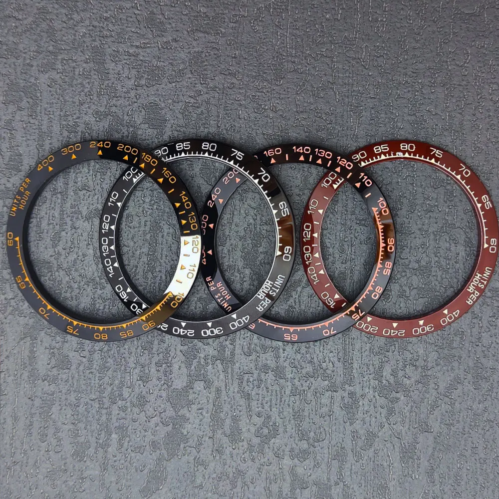 High-quality Ceramic Original Bezel 39.3mm Inlaid Ring Watch Accessory Inner Diameter 31.4mm