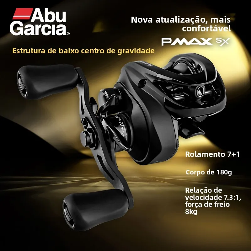 Carretilha de Pesca ABU GARCIA 2026 Novo Modelo Waterdrop PMAXSX com Alarme de Freio, Corpo em Fibra de Carbono, Carretel de ...