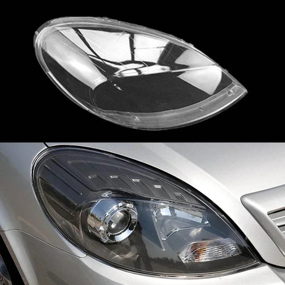 

For Lifan 520 2010 2011 Black Car Headlight Glass Headlamp Transparent Lampshade Lampcover Lamp Shell Auto Lens Cover Light Case
