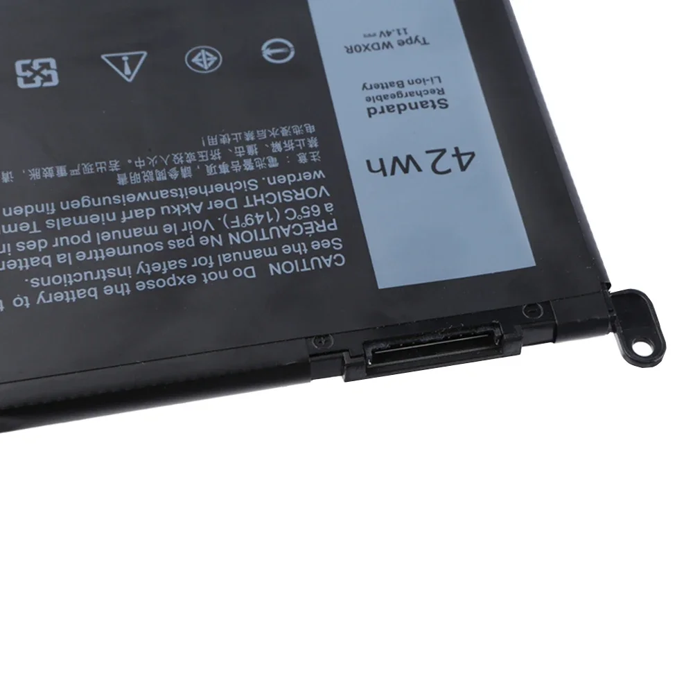 NEW WDX0R Laptop Battery For DELL Vostro 5468 5471 5568 Inspiron 17 5770 5767 5765 15 5584 5567 7560 P66F 3189 3583 5538 42WH