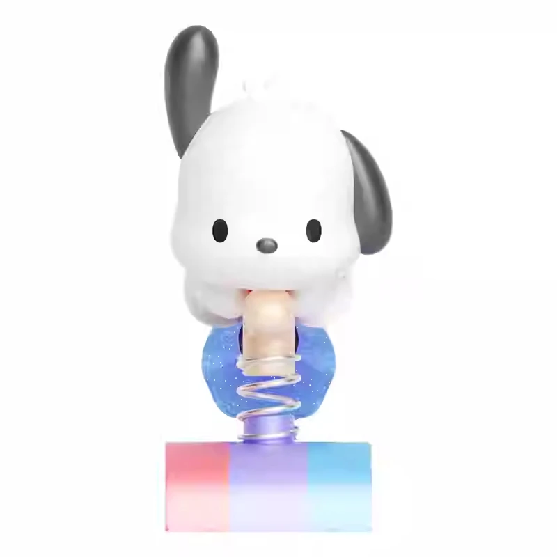 Sanrio Dream Spring Rocking Blind Box Ornament niedliche Cartoon Tischdekoration Mädchen Herz Schönheit Geschenk Kuromi Cinnamoroll Melodie