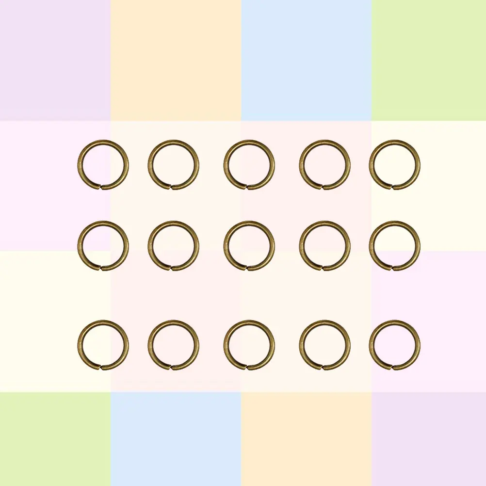 

200pcs 6X5Mm Metal Key Stainless Steel Split Rings For Jewelry Keys Open Jump Rings Keychain Diy Accessories Lightweight Durable