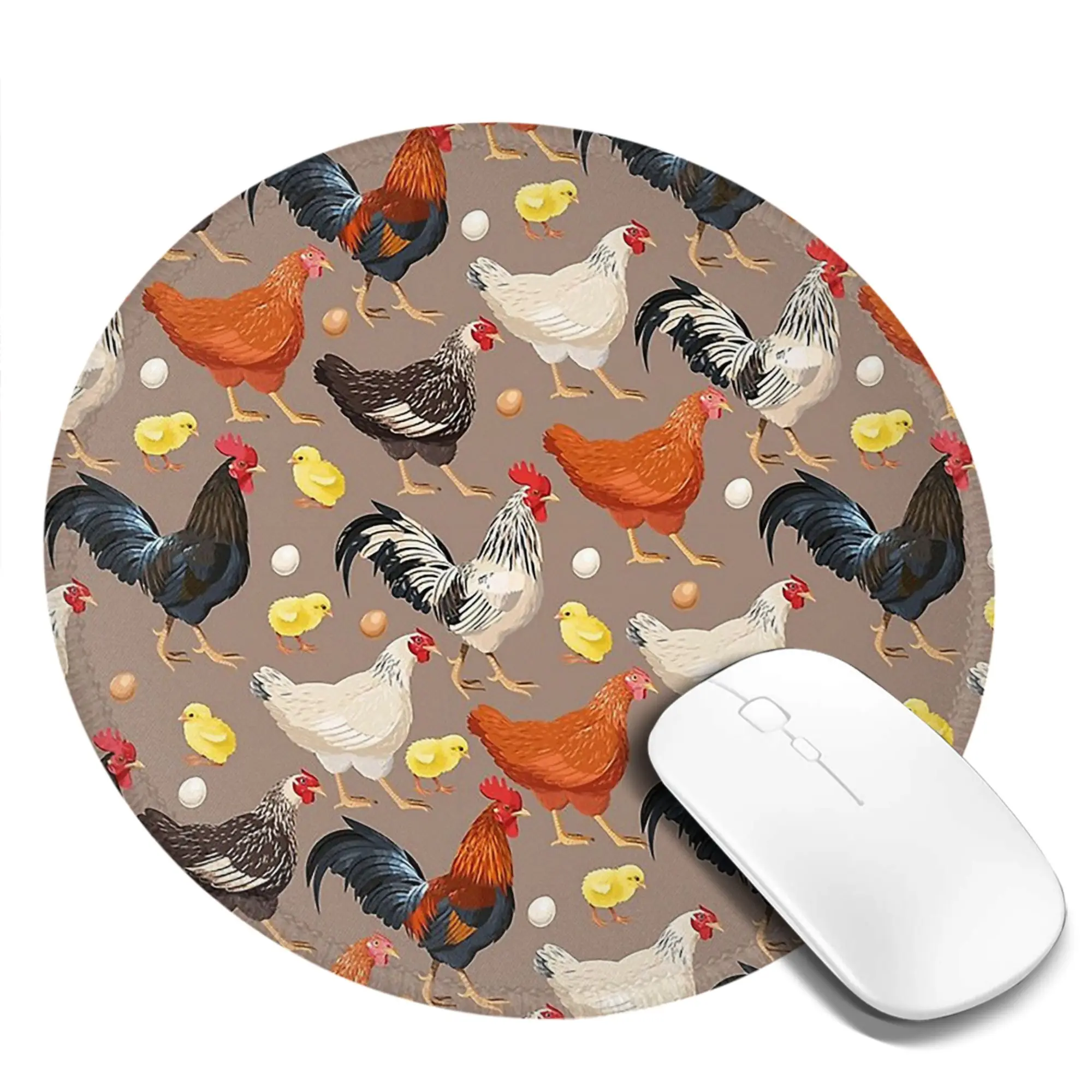 chicken colorfull pattern Mouse Pad Computer Keyboard Mouse Mat Gaming PC Laptop Desk Mat Office Accessories Table Mats