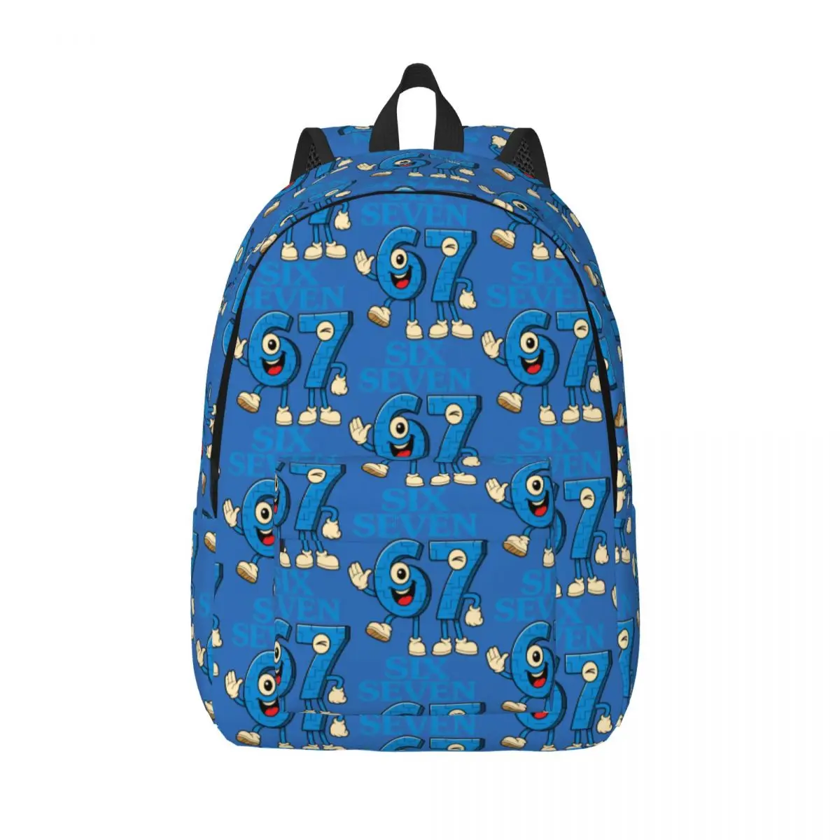 Bruh Steal A Brainrot 67 Six Seven Backpack Middle High College School Student Funny Brainrot Meme Bookbag Teens Daypack Hiking