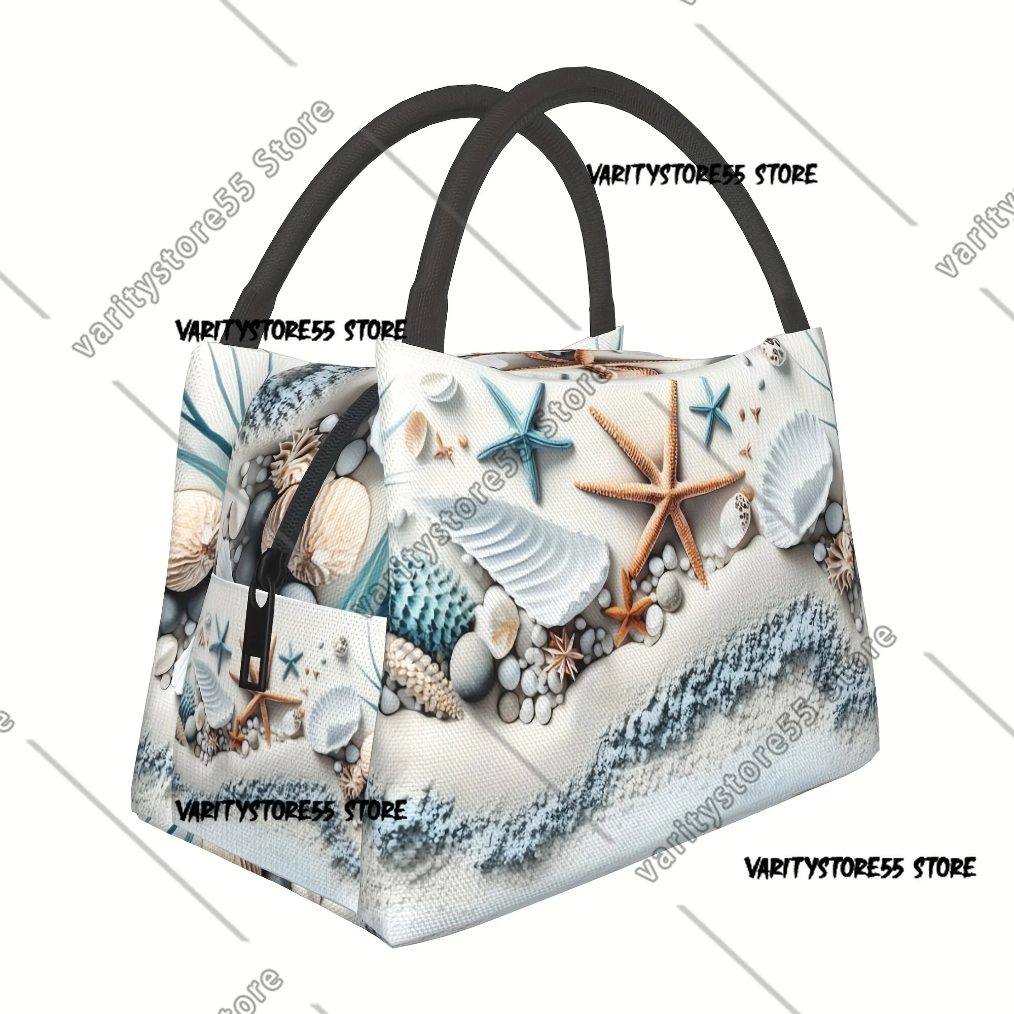 

Пляжная сумка для обеда, портативная многоразовая сумка-холодильник, сумка-холодильник, изолированная для кемпинга, пикника, пляжа