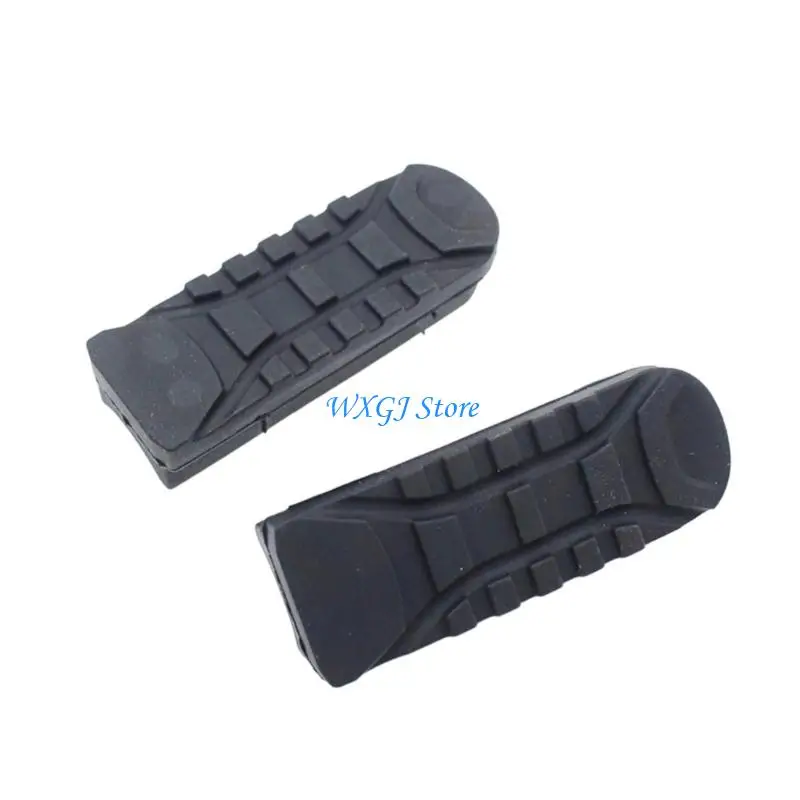 

37JE 1 Pair Motorcycle Front Footrest Cover Replacement Foot Peg Pedal Rubber Cover Motorbike Accessories Easy Installation