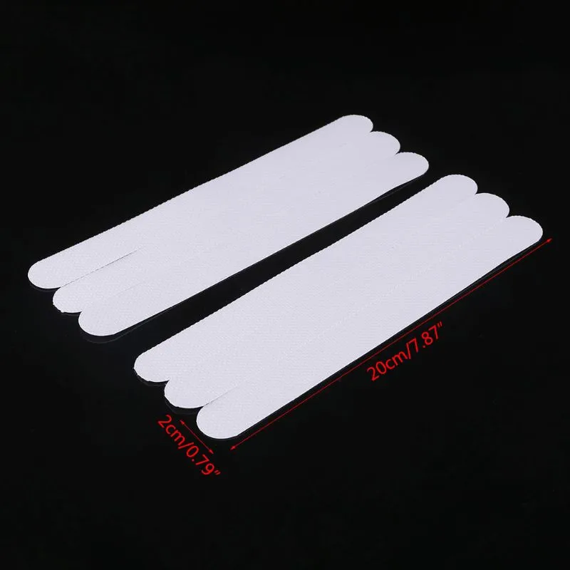 12pcs Stair Steps Anti-slip Rubber Bathroom Bathtub Transparent Non-slip Stickers With Bathroom Shower Anti-slip Strip