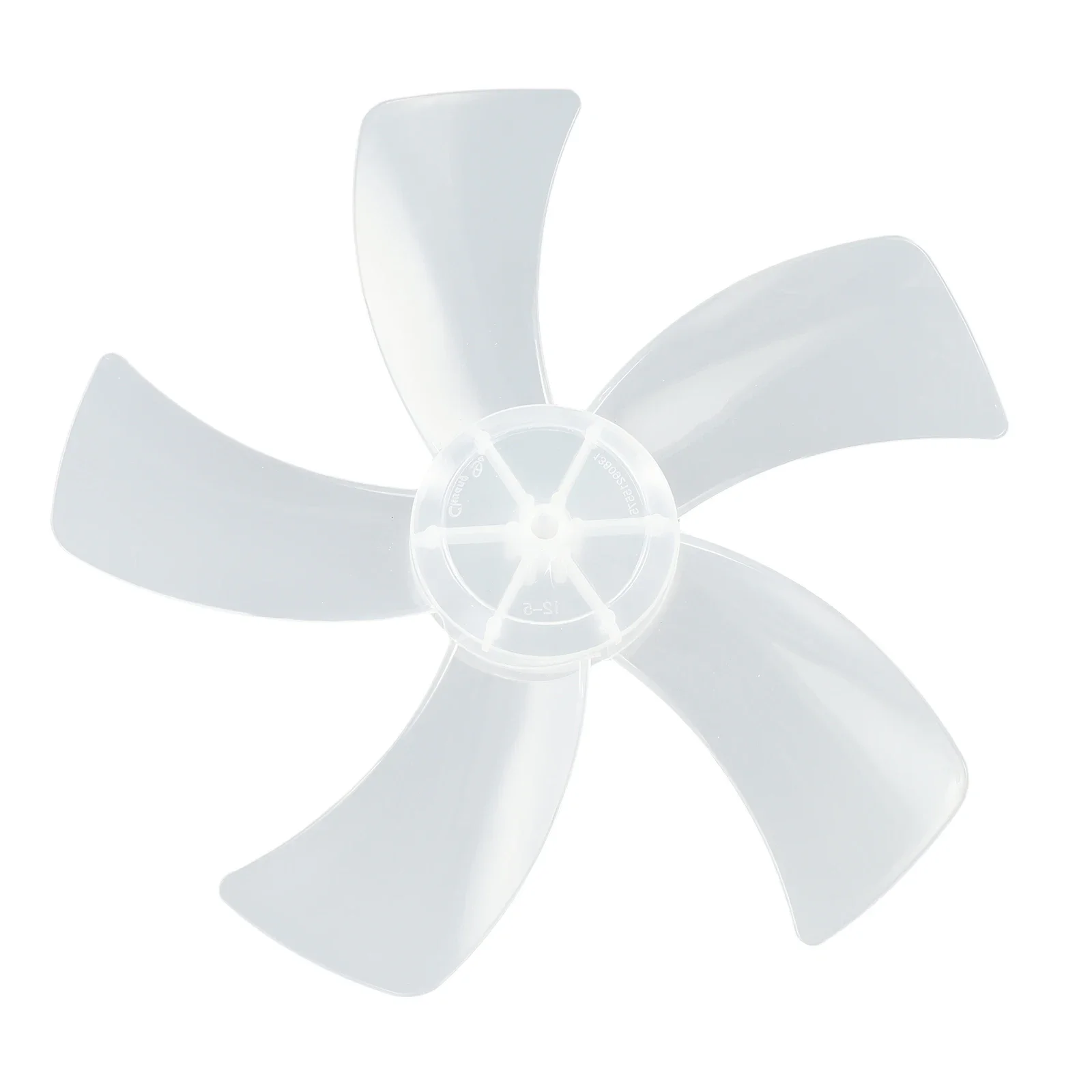 12 Inch Household Plastic Fan Blade Five Leaves With Nut Cover For Pedestal Fan Blade Electric Fan Accessories Flabellum