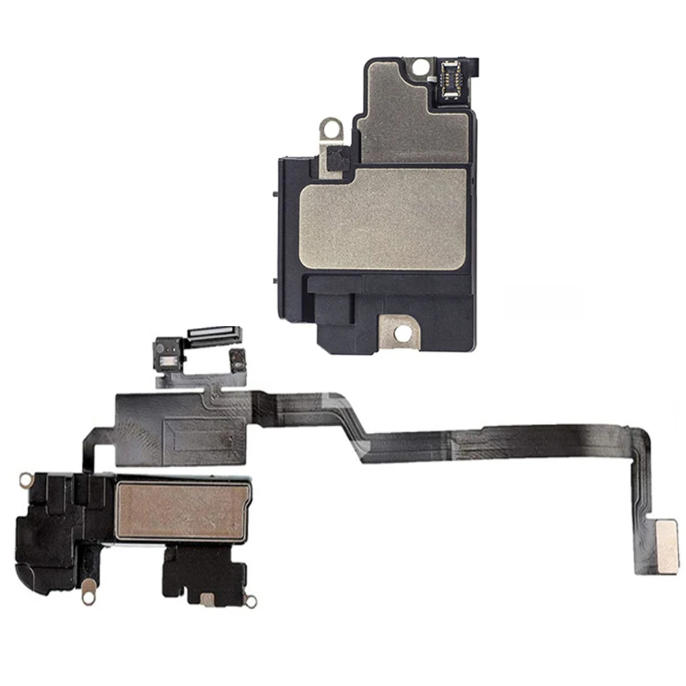 TOP - Bottom Loud Speaker Replacement For iPhone X XR XS Max Ear Speaker With Microphone Flex Cable