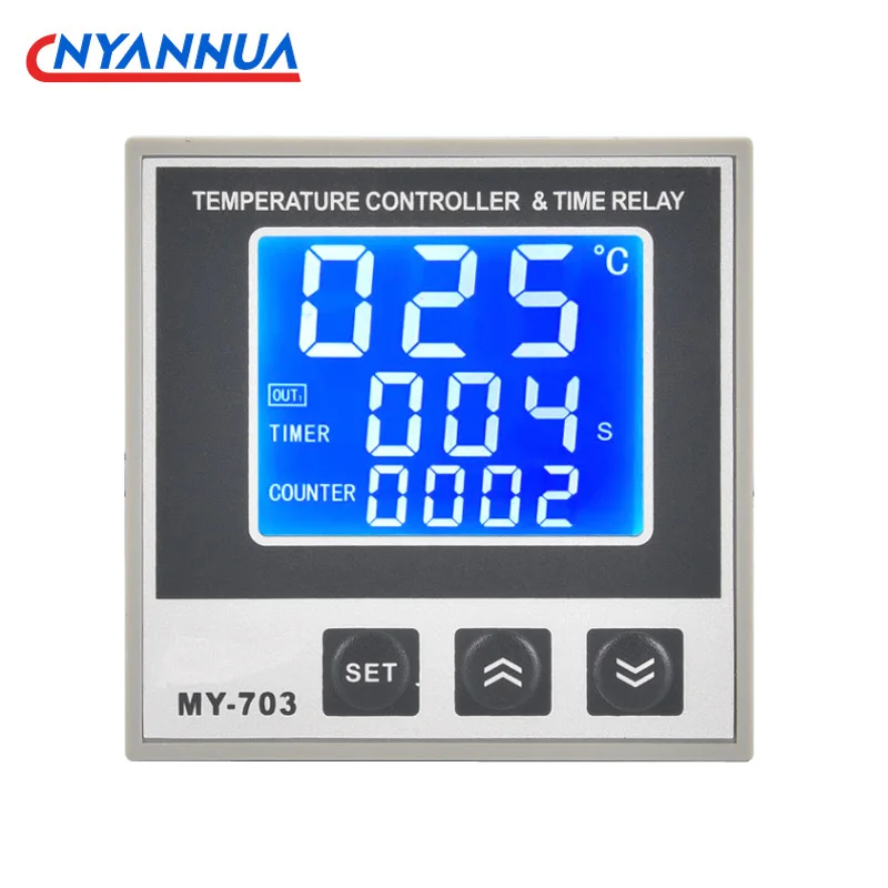 3IN1 LED Intelligent Temperature Controller Temperature Controller Timer Counting Temperature Control