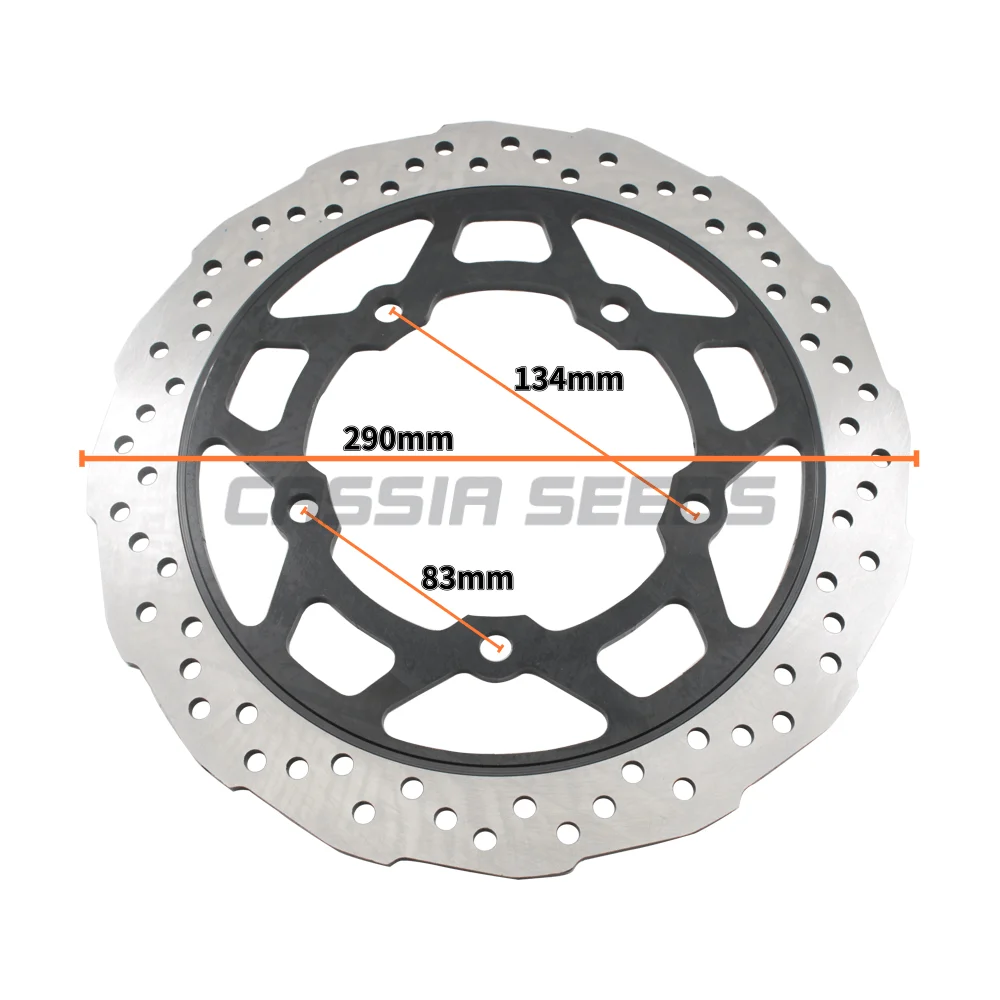 Motorcycle front and rear brake discs for Suzuki GSX250R DL250 DR300 TR300 XCR300