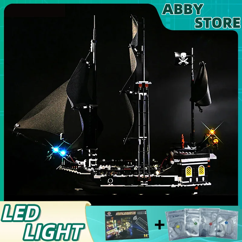 

DIY светодиодный набор для LEGO 21313 черный пиратский корабль (только светильник, без модели конструктора)