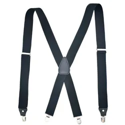 Fashion Elastic Suspender Y-Back Black Women Mens Students DIY Pants Accessories Clip-on Braces Suspenders Jeans Trousers