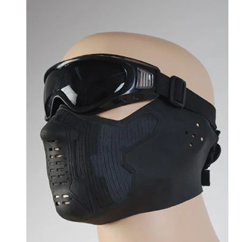 SN55Cosplay America 2 Maschera da soldato invernale James Buchanan Bucky Barnes Cosplay Maschera in lattice Costume di Halloween per adulto Carvina $ @ 1w