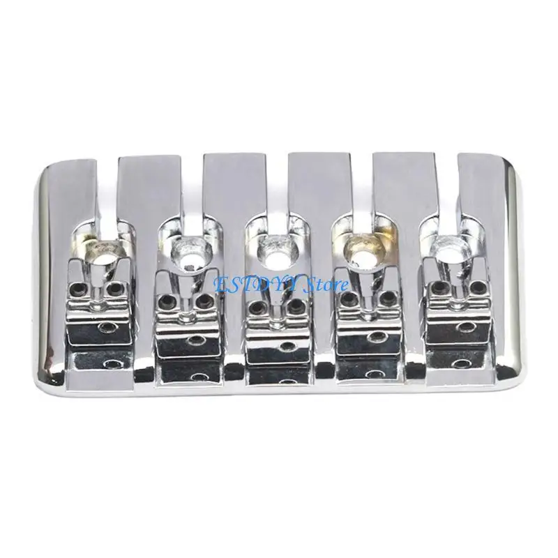 G6DE 5 Strings Electric Bass Fixed Bridge A Top Load Tailpiece with Saddles