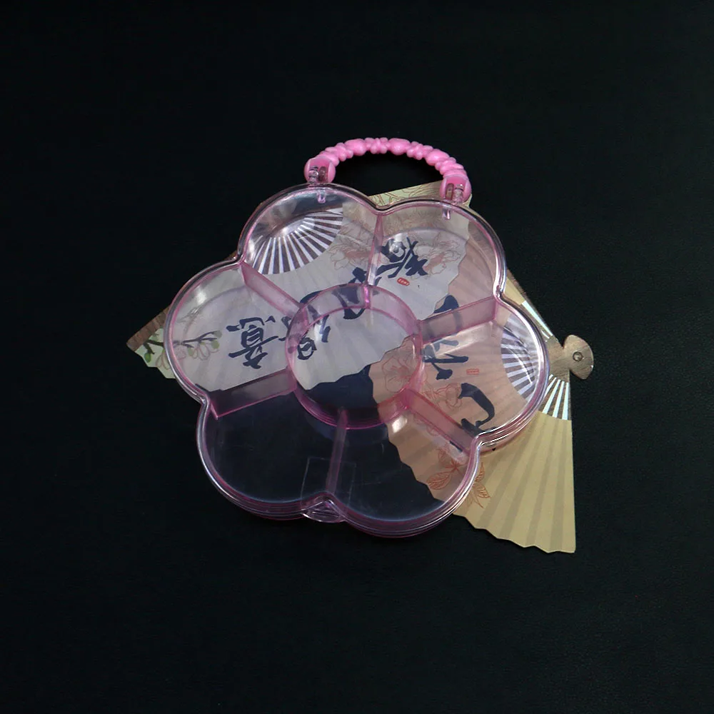 

Plum Blossom-shaped Jewelry Display Box Multi-functional Storage Organizer Container Used for Storing Toys Medicines Cosmetics