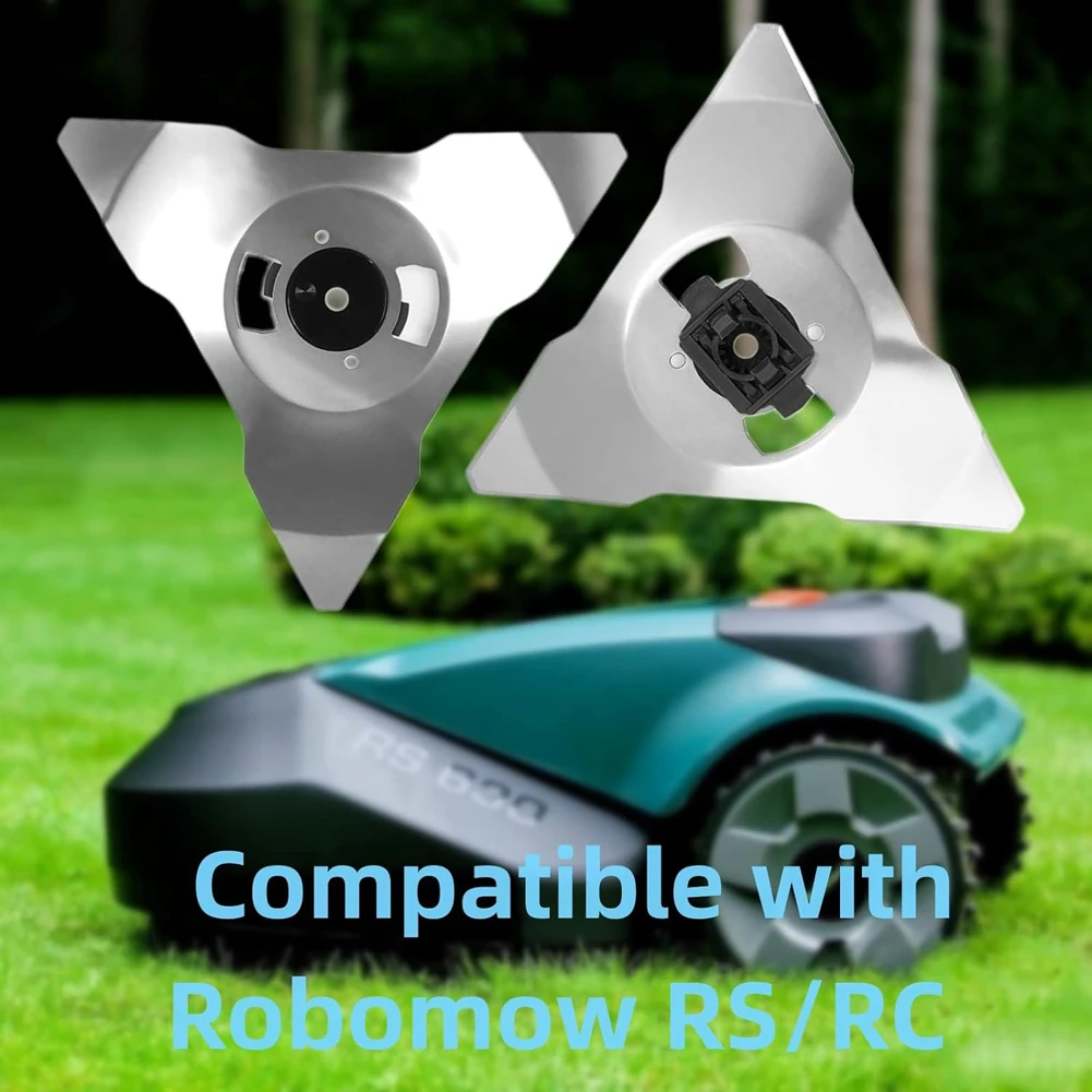 2Pcs Automatic Moving Robot Machine Parts Automatic Lawn Mower Garden Tools Part Stainless Steel for Robomow Robot RC312 RS635