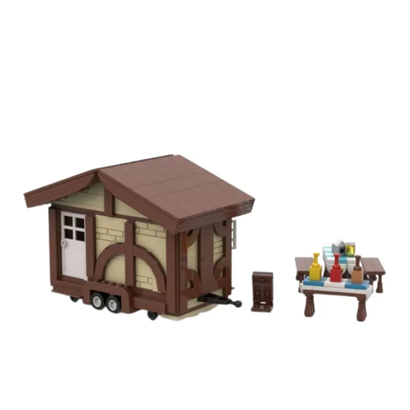 Spot MOC-187089 696 pz Architettura Moderna FAI DA TE Piccole Particelle di Montaggio Building Blocks Puzzle Giocattolo Modello Regalo Set Ornamento