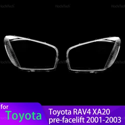 High Quality Transparent Front Headlights Lens Shell Cover Lampcover Lampshade For Toyota RAV4 XA20 pre-facelift 2001 2002 2003