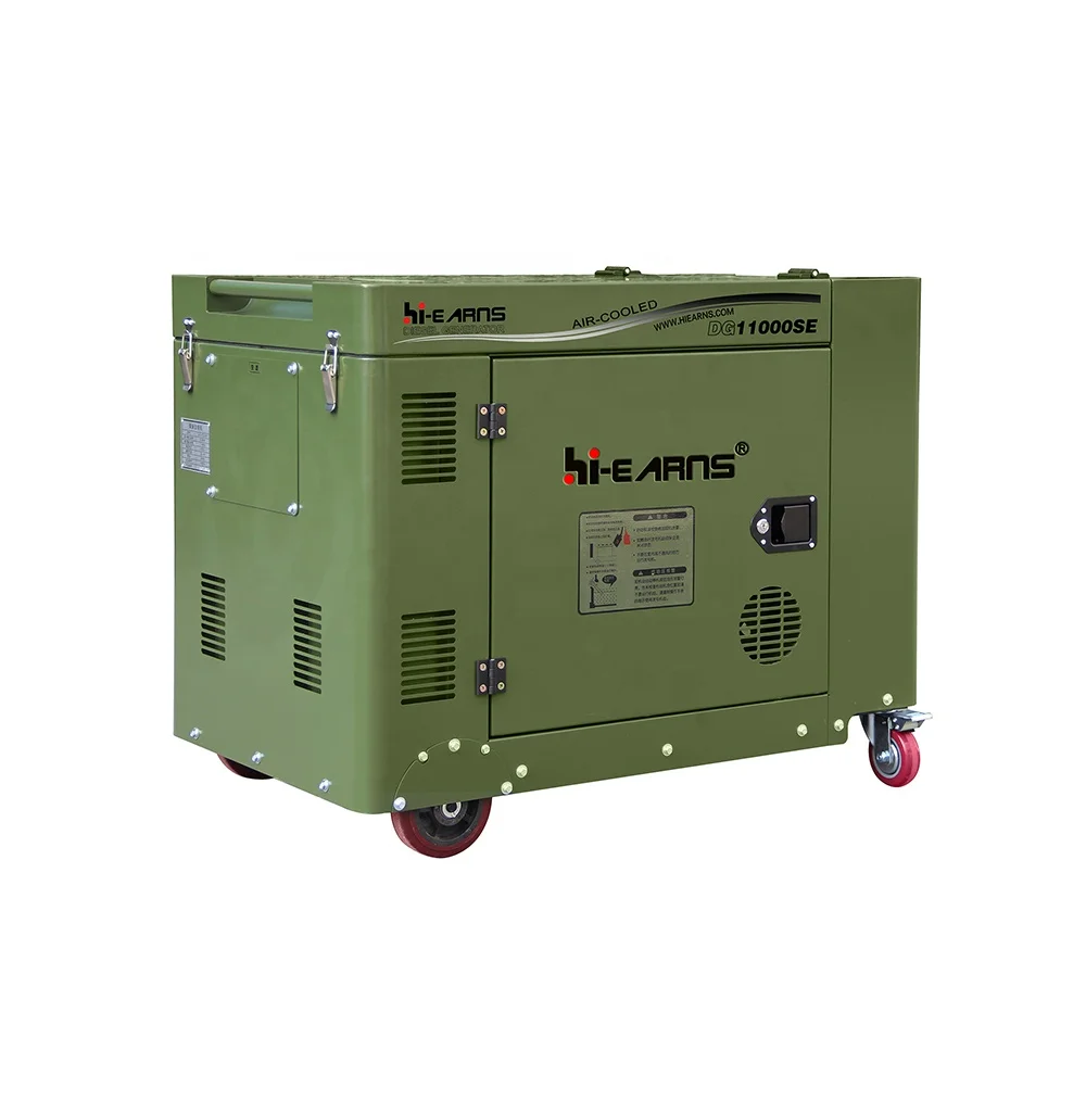 hot sale single phase 8kw  air cooled silent type die·sel generator