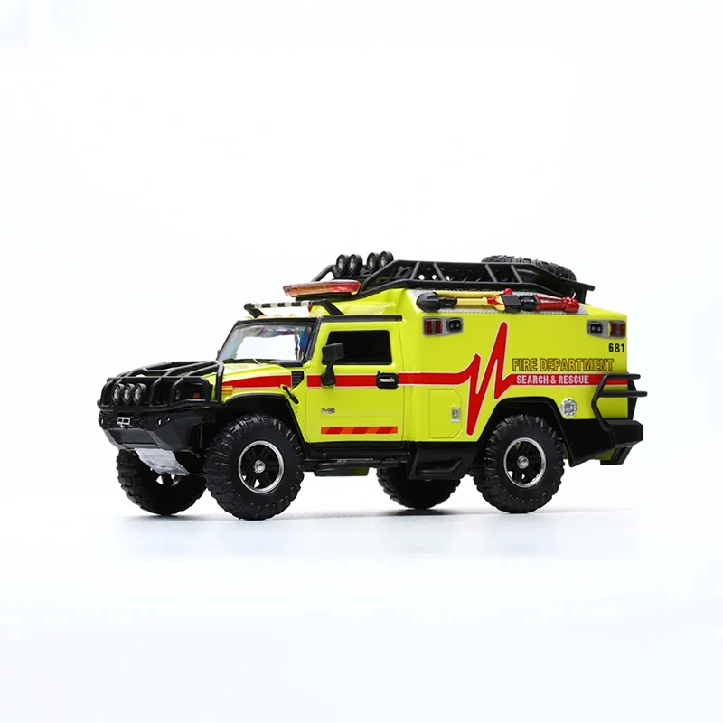 جديد في المخزون Mk المنمنمات 1:64 هامر H2 سيارة إسعاف سبيكة مصغرة دييكاست نموذج Apa Xpo 2025 اسئلة نموذج سيارة لعب الاطفال هدية