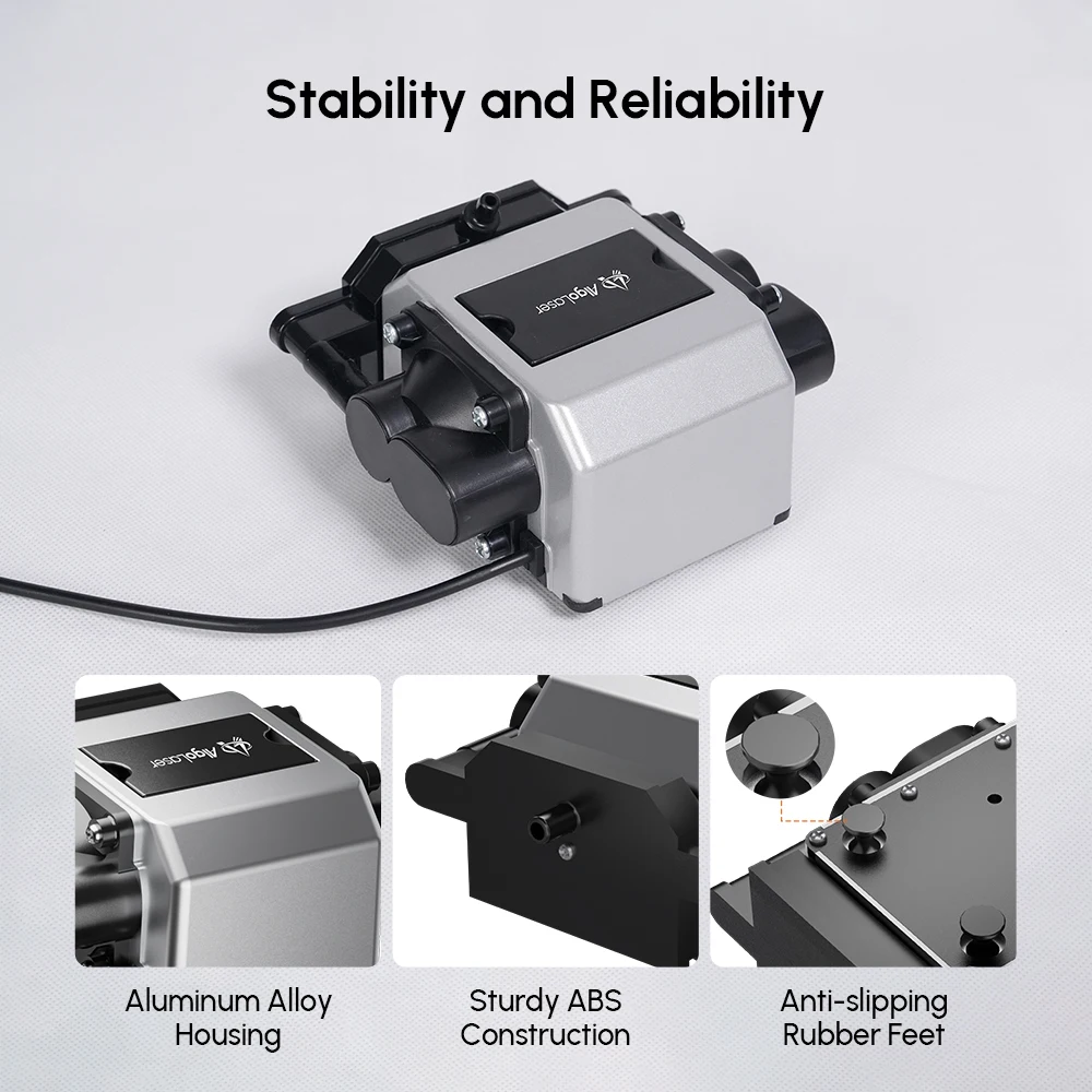Imagem -05 - Algolaser High Power Algolaser Accessories Sistema Air Assist Per Incisore Laser Cnc Machine Per Rimuovere Gas Polvere Flusso Daria 30l Min