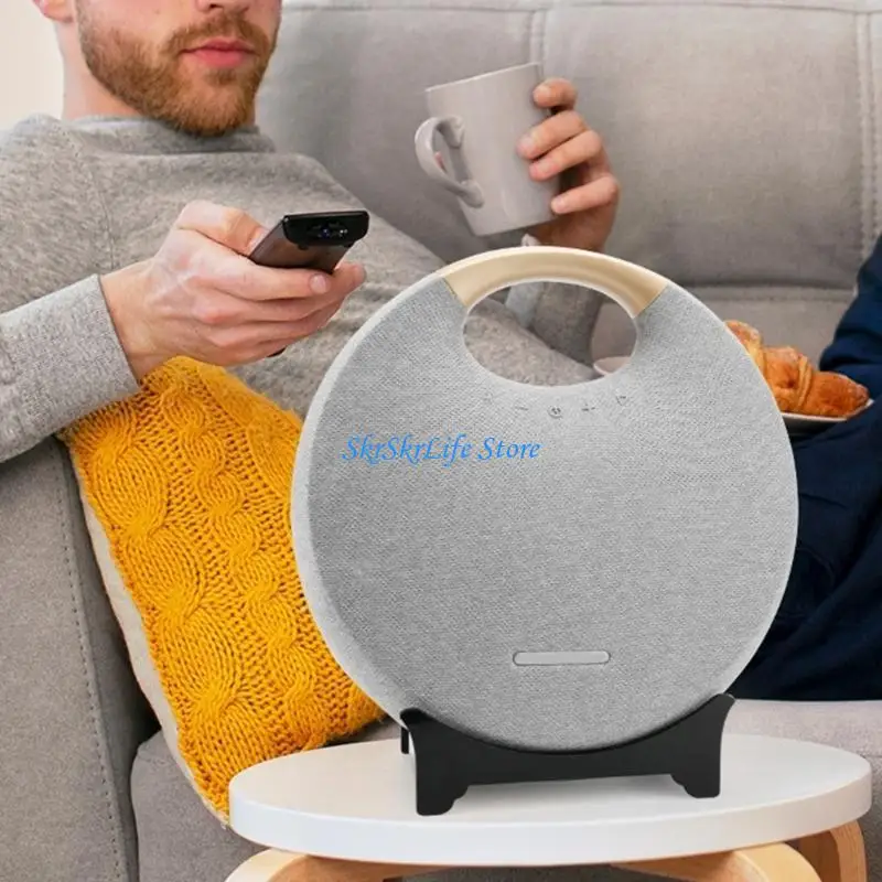 E65E ACRYLIC DEL DESCRIPTIVO STAND DESCANTADOR CON ANTISLIP Silicone Pad para Studio 6