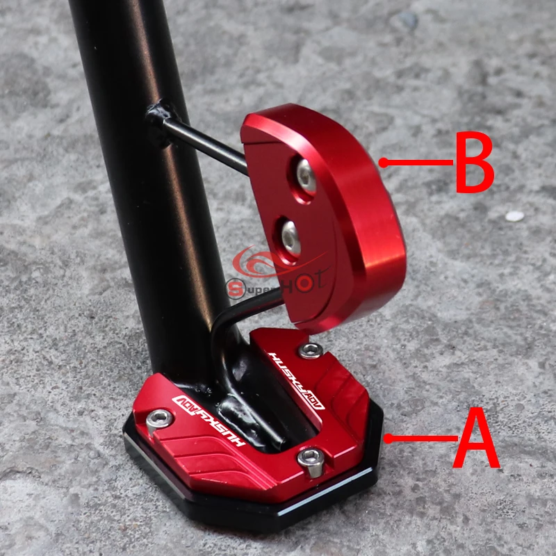 ملحقات الدراجة النارية SYM HUSKYADV150 HUSKY ADV150 ADV 150 حامل جانبي تمديد لوحة مسنده #3