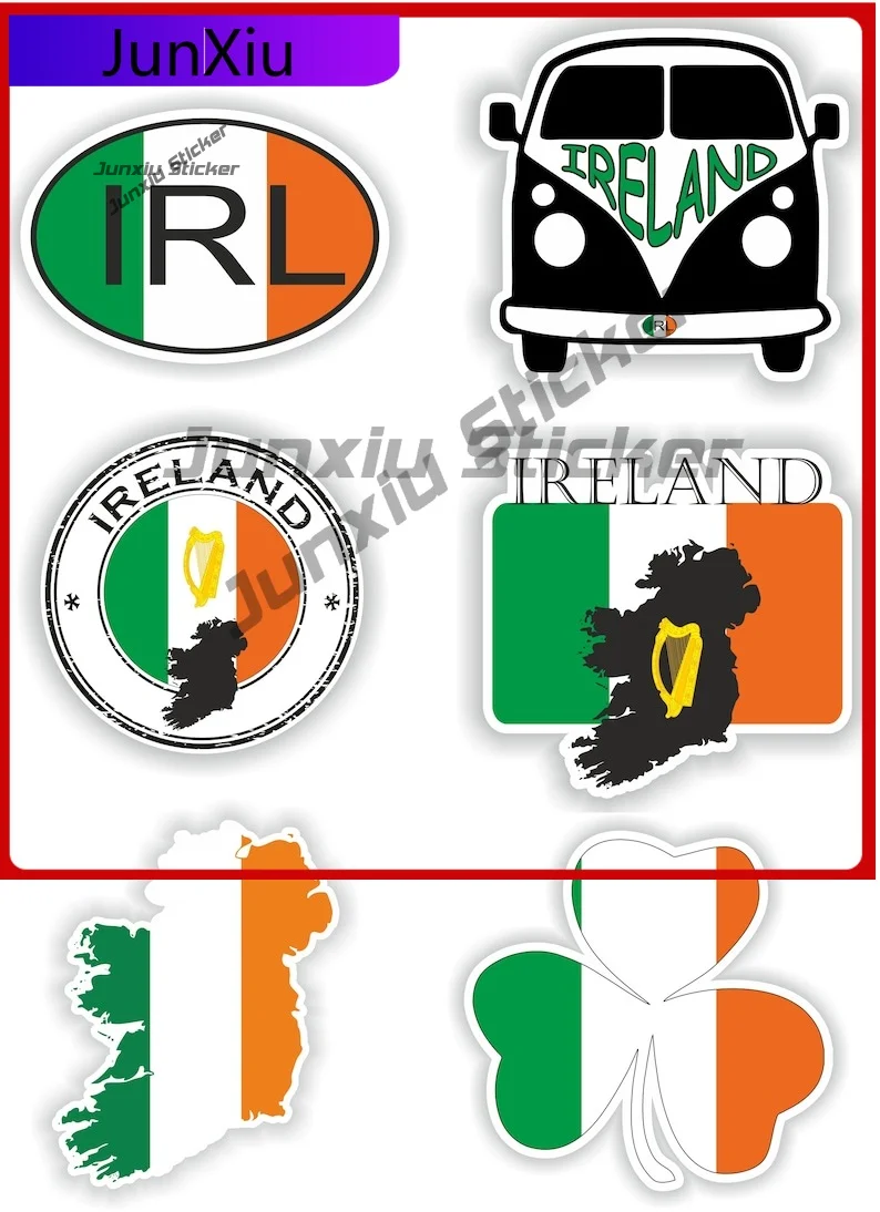 

Ireland Flag Vinyl Decals A Set Of Six Pieces Stickers X 500 Motorcycle Stickers Pipe Decals Sticker For Car Decoration Suv Wind