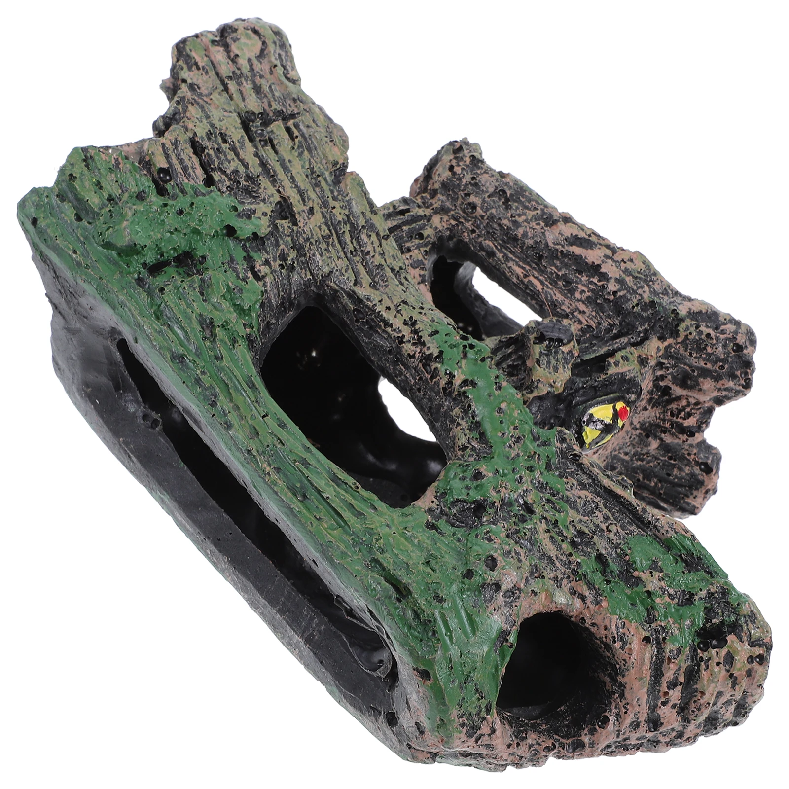 

Fish Tank Shipwreck L scaping Resin Mountain Rockery Stone Hideout Driftwood Cave Aquarium Decor Terrarium Shelter Pet Supplies
