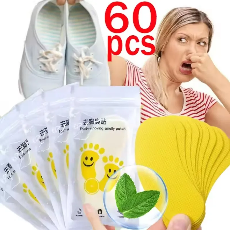 Shoes Odor Remover Deodorant Patch Lemon Flavor Foot Odor Deodorants Sneaker Smell Fresh Insole Antiperspirant Foot Care Sticker