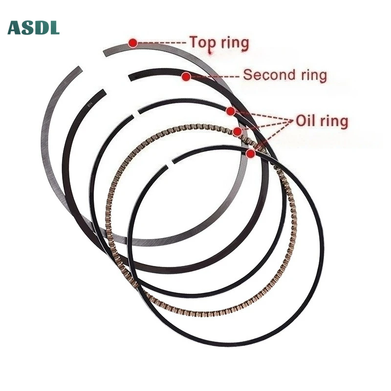 Motorcycle Piston Ring Kits 67mm Ninja300 Modified Bored Out Cylinder for Kawasaki NINJA 300 EX300 2013-2017 Enlarge Piston