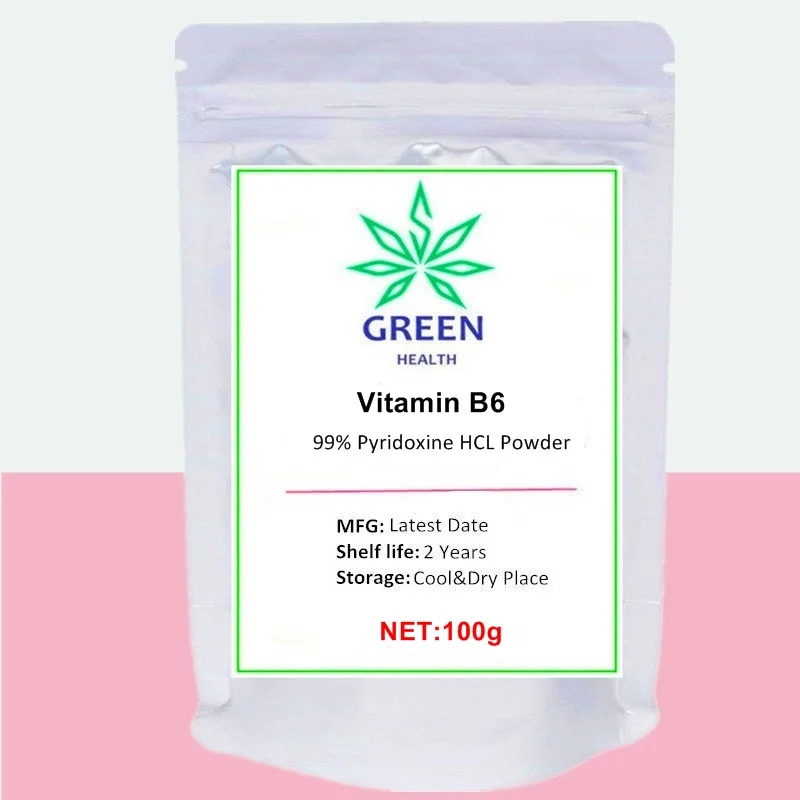 50-1000g Pure VitaminB6,Pyridoxine HCL,VB6