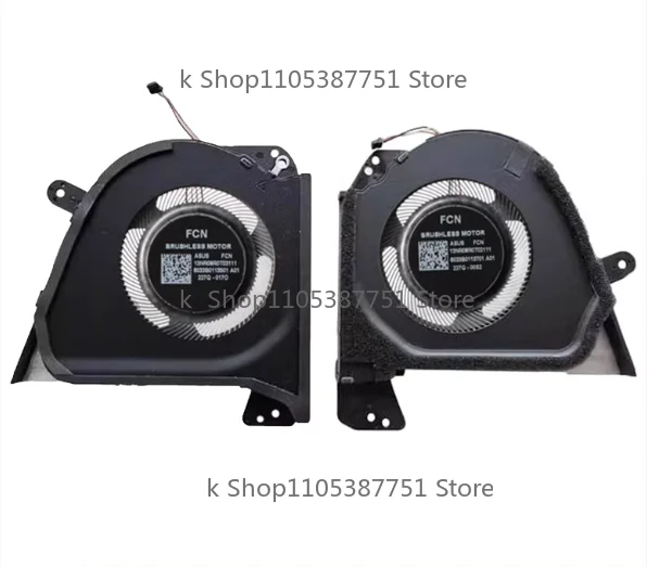 CPU GPU Cooling Fans For ASUS ROG Zephyrus G15 GA503RM GA503RS GA503RW GA503RX ..2022 kk
